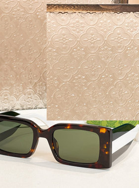 时尚网红风男女款遮阳墨镜长方形