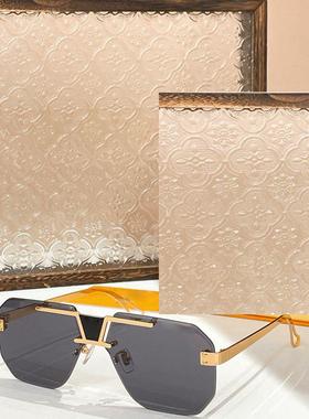 时尚方形无框男女款遮阳墨镜素颜