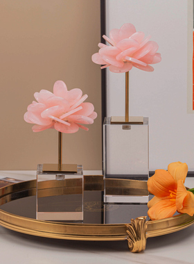 馨锦轩现代轻奢水晶摆件装饰品