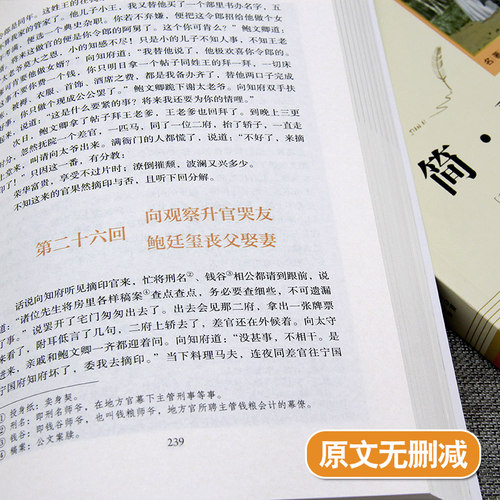 儒林外史正版 吴敬梓 原著完整版无删减 人民教育出版社 9/九年级下册部编版文学书目 初中语文统编课外阅读 配套人教版 - 图1