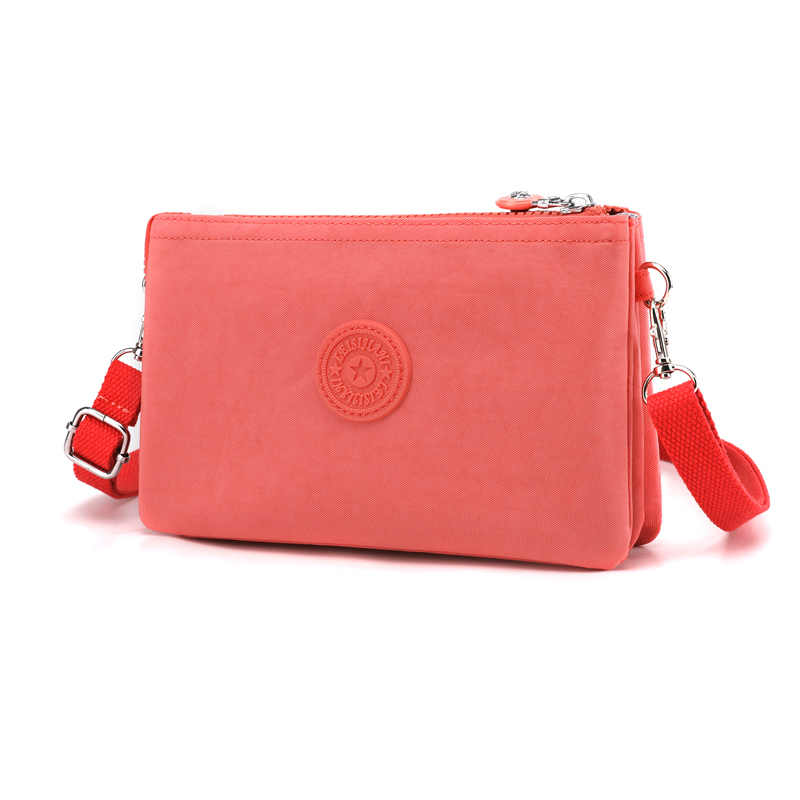 韩国帆布手机零钱包女手拿斜挎包 女孩天堂女士包袋