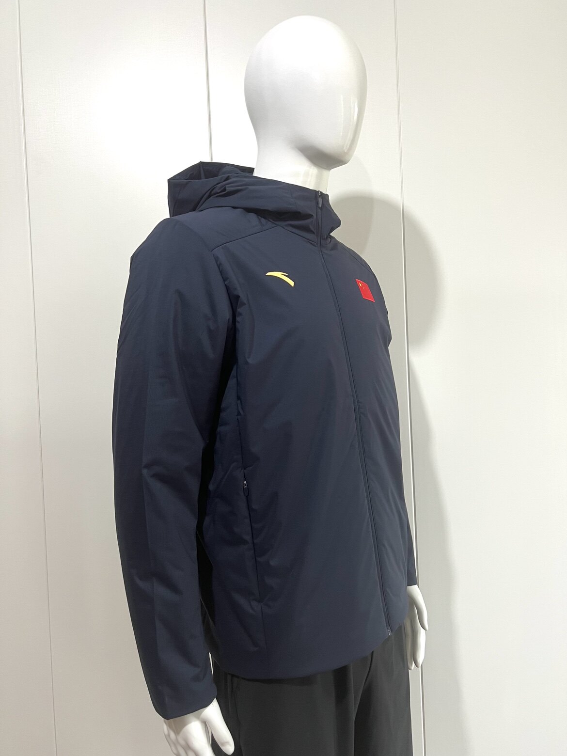 安踏赞助2024中国代表团国家队棉服冬季轻薄棉外套防风保暖国服