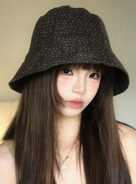 韩系碎花大檐防晒显脸小渔夫帽