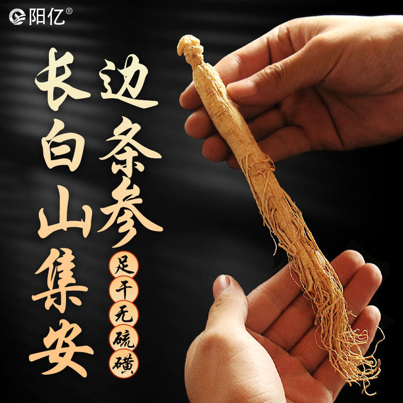 长白山250g东北特产泡酒煲汤干人参 阳亿人参/园参及其制品