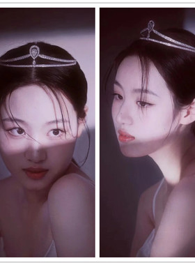 主婚纱皇冠头饰生日头冠王冠女神