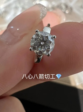 新品！10分、30分、50分莫桑钻单钻耳圈 S925银耳环耳扣