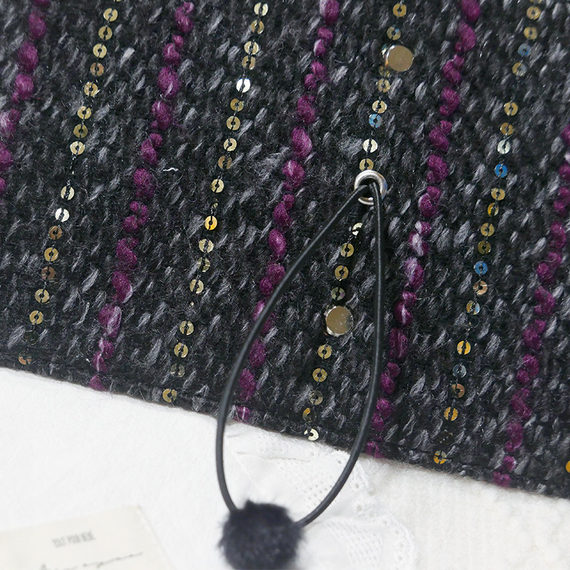 躲在耳里|限量毛呢活页|紫黑色高级亮片气质感氛围重工手帐本m5a7,淘宝优惠券,粉丝福利购,淘宝优惠卷