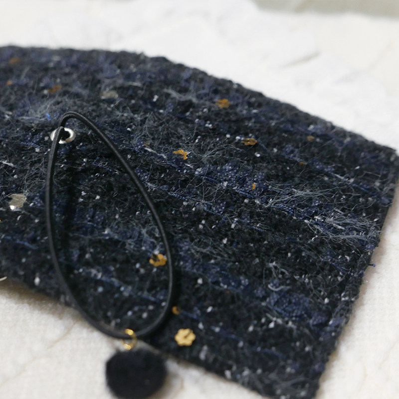 躲在耳里|限量毛呢活页|黑色亮片高级精致质感氛围重工手帐本m5a7,淘宝优惠券,粉丝福利购,淘宝优惠卷