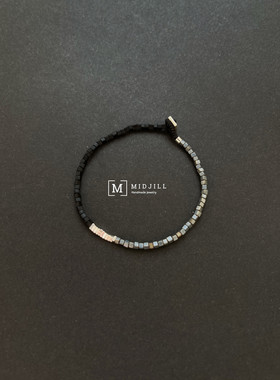 MIDJILL欧美拼色磨砂质感手链