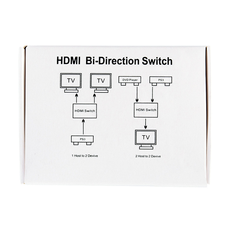 智能双向转换分配器分屏器HDMI二进一出切换器1进2出4K3D超清显示-图3