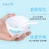 Kiss me baby cung cấp cho bé dao kéo bát bé có nắp thức ăn bổ sung bát + bát luyện nhiệt - Cup / Table ware / mài / Phụ kiện