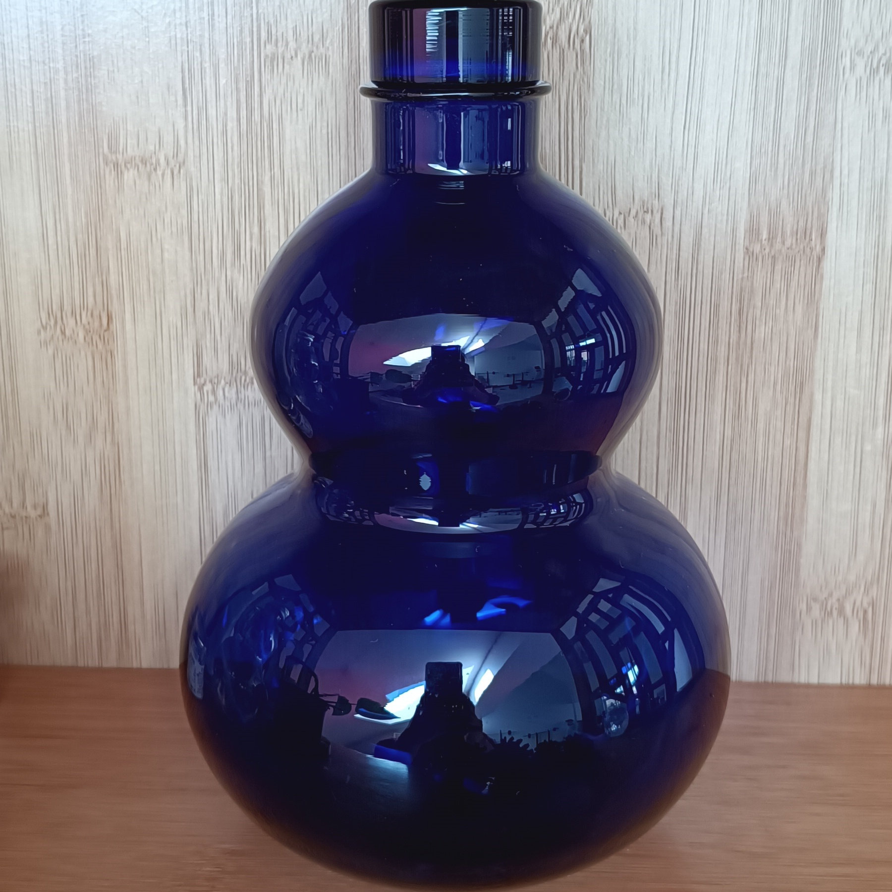 零极限清理水瓶晒太阳水蓝色耐高温玻璃葫芦水瓶1000毫升便携水杯,淘宝优惠券,粉丝福利购,淘宝优惠卷