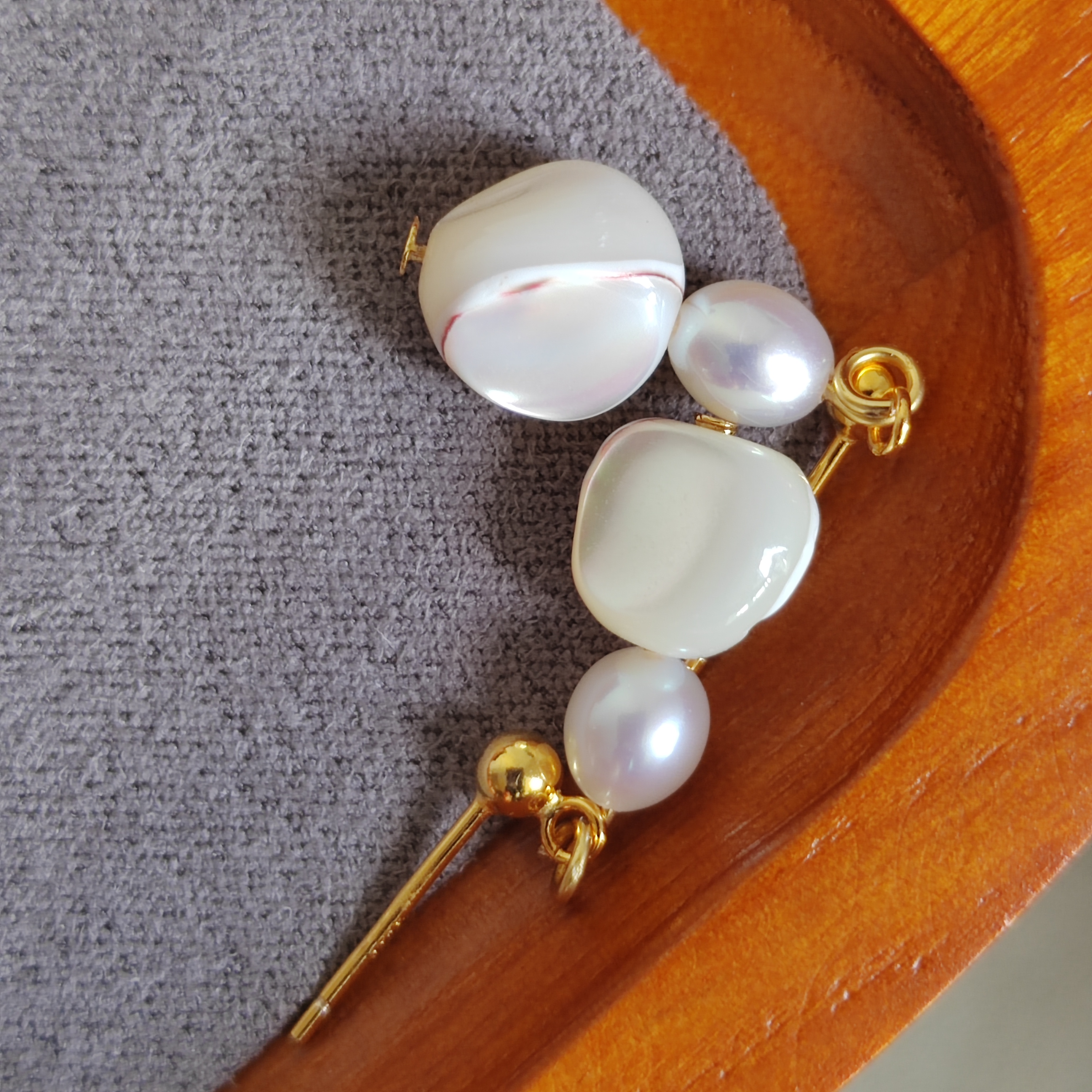 【素白】天然珍珠耳饰|气质百搭简单|S925银耳钉|BLJ25071101 - 图1