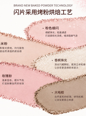 PINKS KEKE粉墨五色眼影哑光珠光大地色新手便携细腻显色新手学生