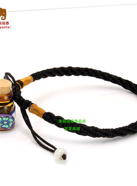 半软陶贴花玻璃精油瓶空瓶手链