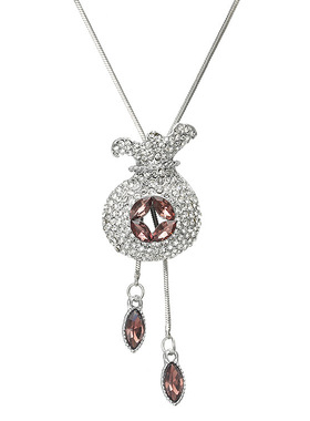 无注册商标镶钻福袋毛衣链