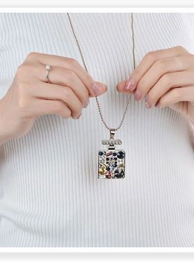 新款韩版创意香水瓶百搭款项链