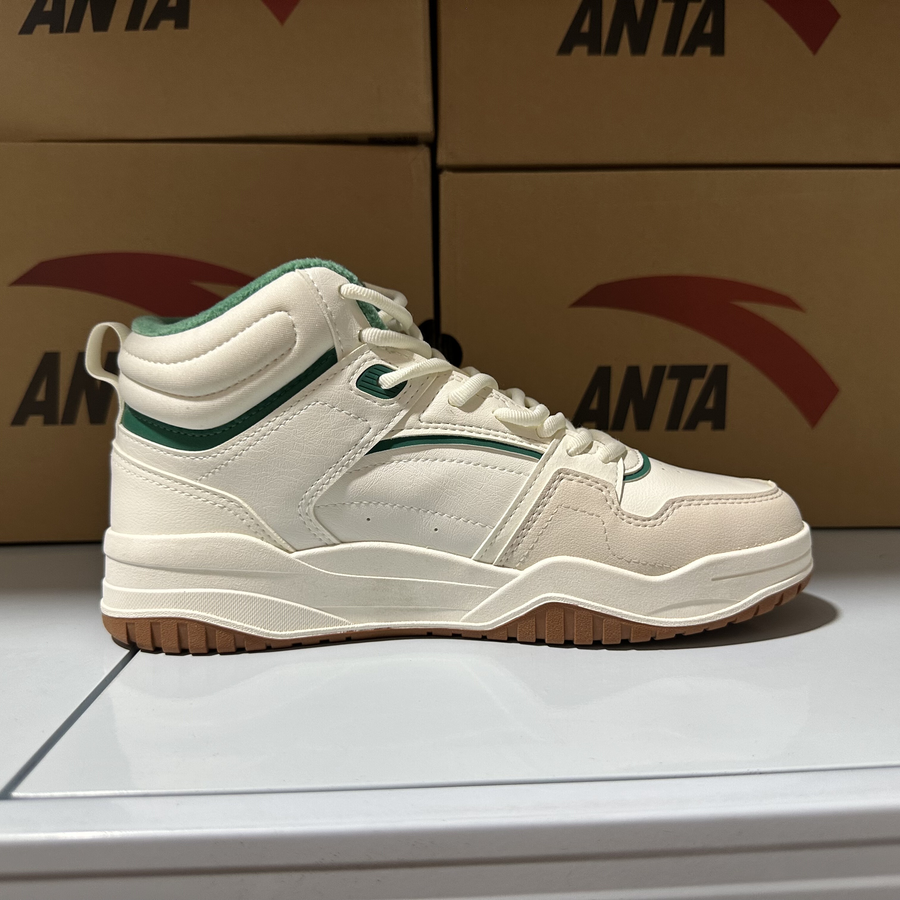 安踏满贯丨高帮保暖棉鞋男夏季新款加厚休闲鞋 112448972 - 图0