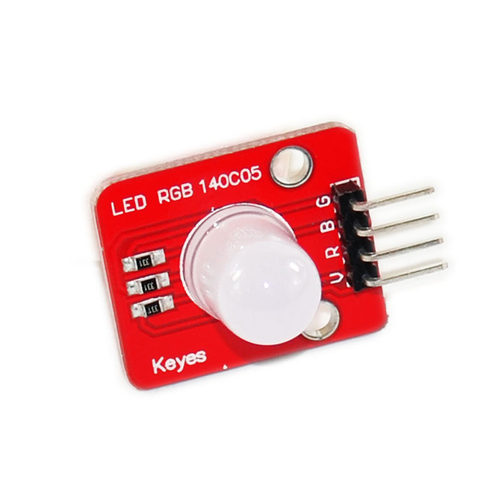 电子积木RGB全彩LED模块 10mm高亮全彩LED 兼容arduino micro bit - 图3