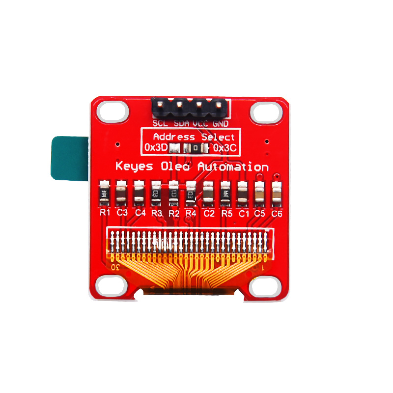 0.96寸OLED显示屏模块ssd1306 OLED液晶屏IIC通信蓝屏兼容arduino - 图1