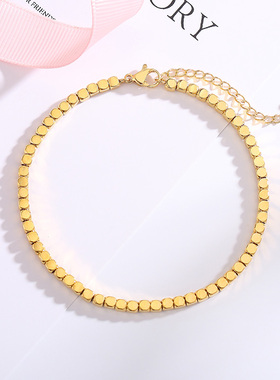 仲夏之晶钛钢碎银几两手链女配饰