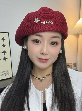 夏季透气防晒遮阳鸭舌帽子女款