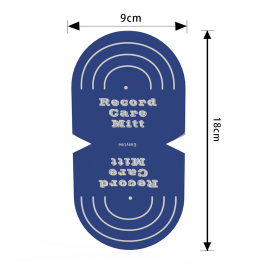 Vinyl record LP disc remover cleaning and protective pad