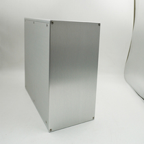 266 Silver Full Aluminum Alloy Power Filter Split Machine Multipurpose Power Amplifier Industrial Control Instrument Front Class Chassis