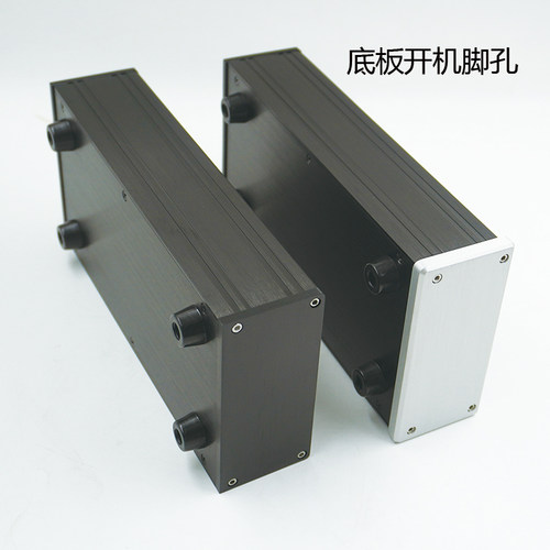 118空白版 全铝机箱 电源滤波器 前级功放DIY  解码器 型材外壳 - 图1