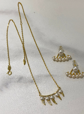 muer沐耳淡水馒头珠项链