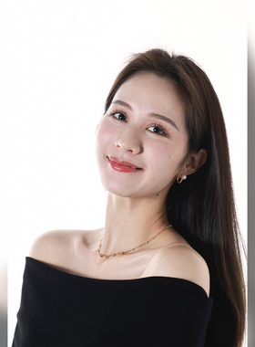 muer沐耳18k真金天然彩色蓝宝石泡泡项链锁骨链活力设计感