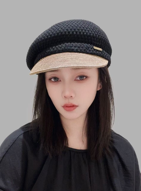 格小梵·正品韩版极简风帽子女ins休闲日系春夏款百搭女神帽女