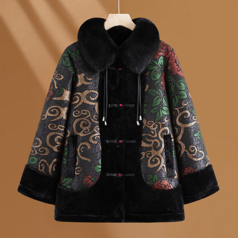 中老年女装冬装水貂绒皮草大衣妈妈秋冬外套阔太太加绒加厚衣服,淘宝优惠券,粉丝福利购,淘宝优惠卷