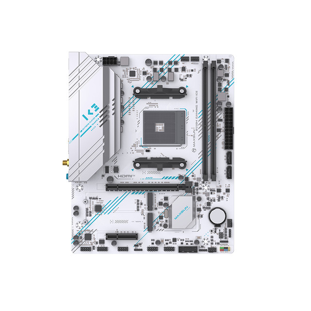 Mingxuan B550M GAMING WIFI ICE D4 motherboard with R55600/5700X motherboard CPU set white