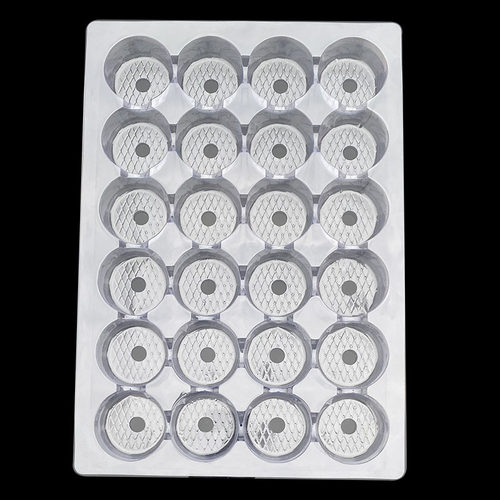 20格PET塑料吸塑盒圆形cpu托盘包装加厚吸塑托盘长方形吸塑盒定制 - 图2