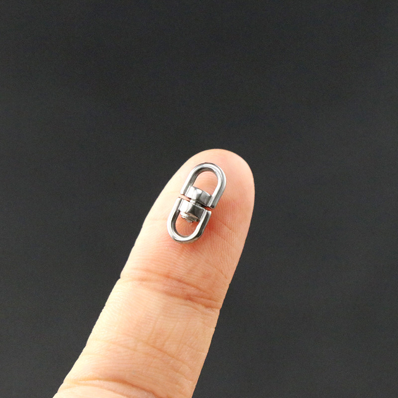 304不锈钢迷你8字万向扣360°可旋转钥匙扣多功能挂扣连接饰品扣,淘宝优惠券,粉丝福利购,淘宝优惠卷