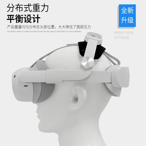 Pico 4头戴减重减压舒适带可调节人体工学Pico4头带面罩耳罩配件 - 图2