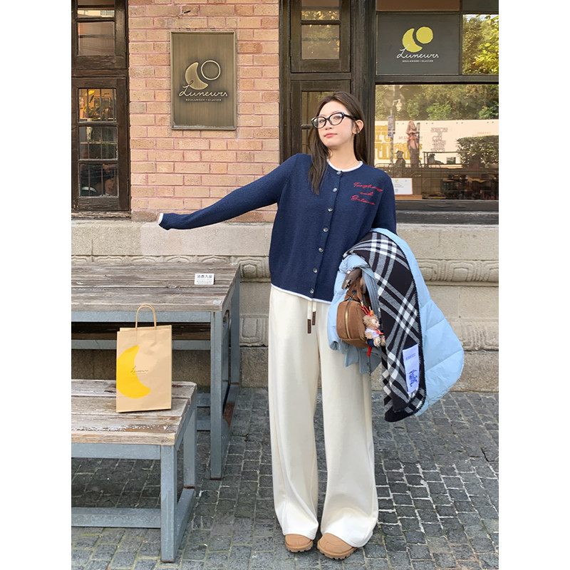 NAZ那子大码冬季新款加厚牛奶绒复合保暖显瘦胖mm直筒宽松休闲裤,淘宝优惠券,粉丝福利购,淘宝优惠卷