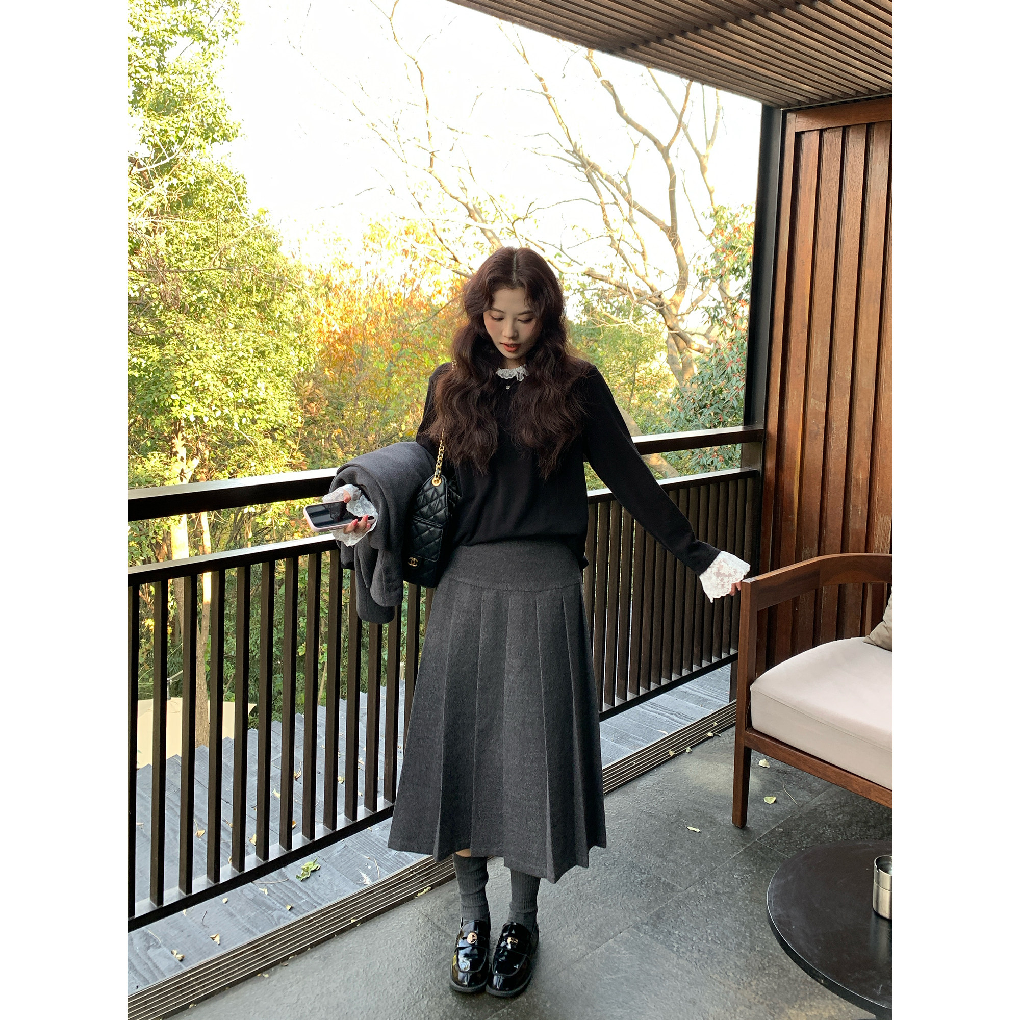 NAZ那子大码冬装灯芯绒双面保暖蕾丝拼接法式打底衫胖mm洋气上衣,淘宝优惠券,粉丝福利购,淘宝优惠卷