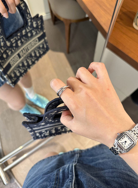 赵露思同款缠绕开口戒指百搭s49191