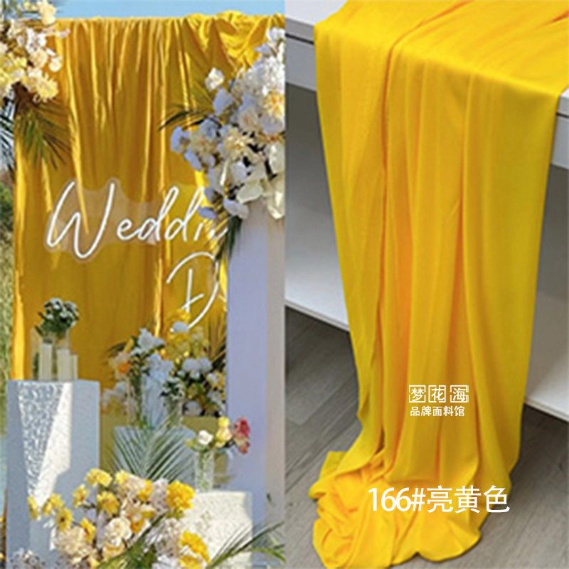 婚庆弹力布吊顶纱幔布幔装饰黄橙色婚礼舞台牛奶丝酒店场景布置,淘宝优惠券,粉丝福利购,淘宝优惠卷