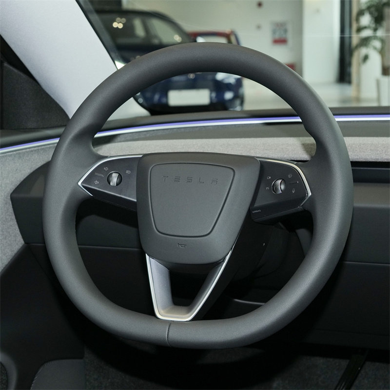 2023款特斯拉Model3焕新版专用手缝方向盘套 model Y全包把套改装