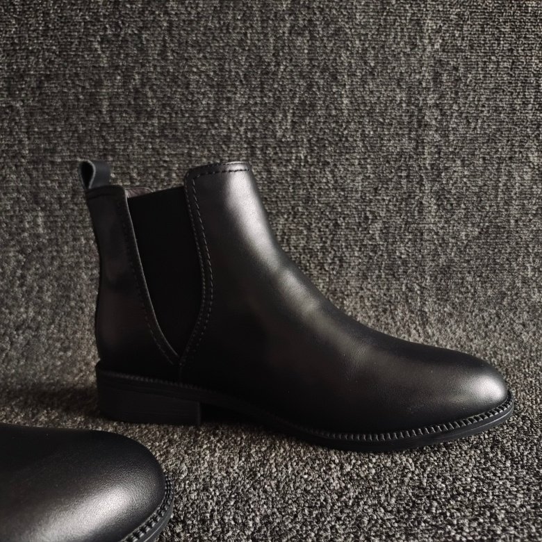 索菲娅正品断码新款真皮女靴平底简约加绒切尔西靴牛皮短筒百搭冬,淘宝优惠券,粉丝福利购,淘宝优惠卷