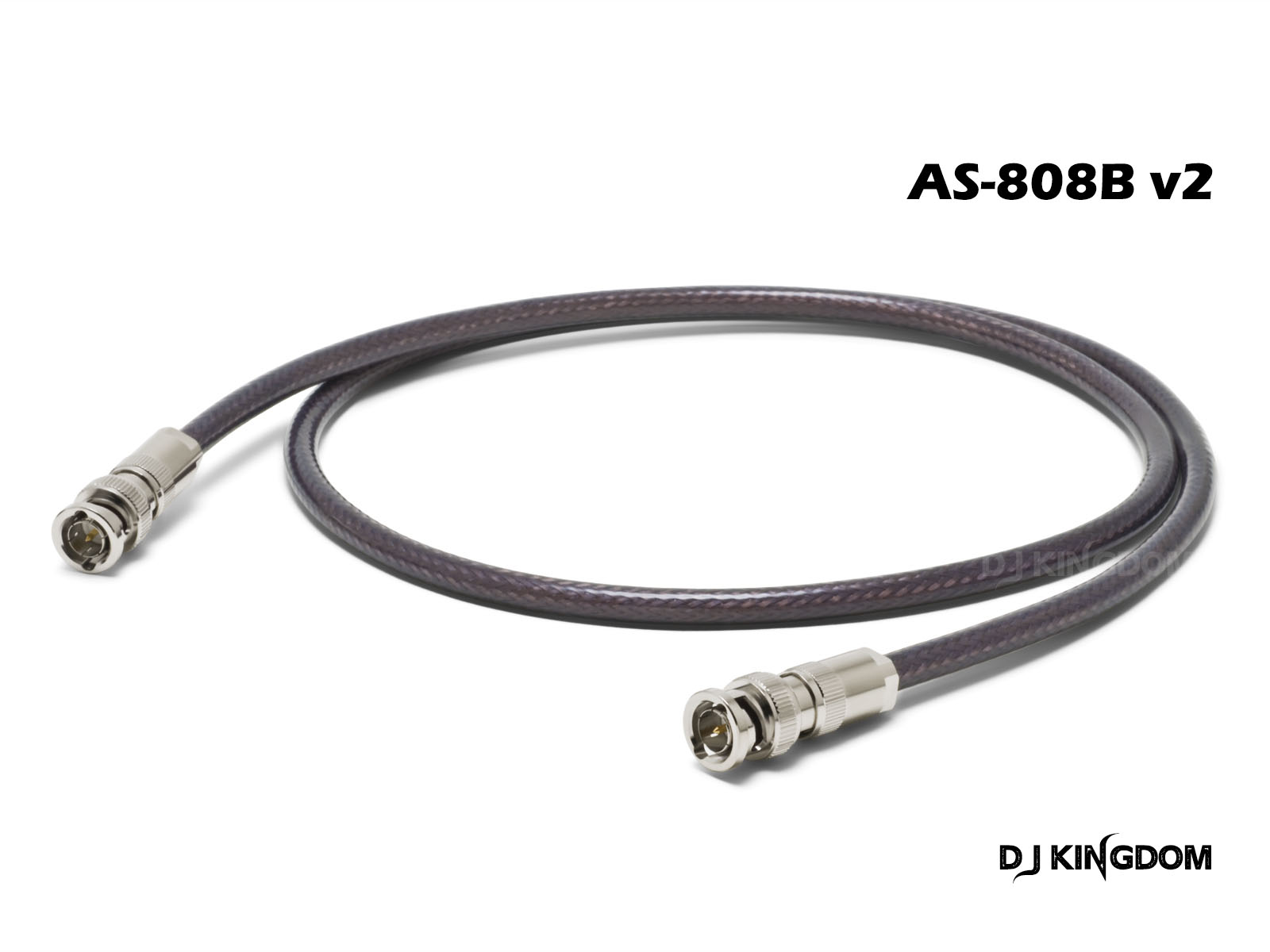 Oyaide欧亚德Neo同轴数字信号线AS808 S/PDIF RCA75欧姆BNC102ssc-图1