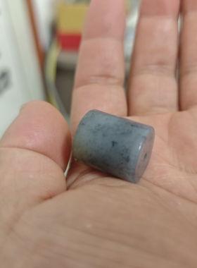 天然青花籽料和田玉路路通手串配珠挂珠项链配珠把件顶珠正品放漏