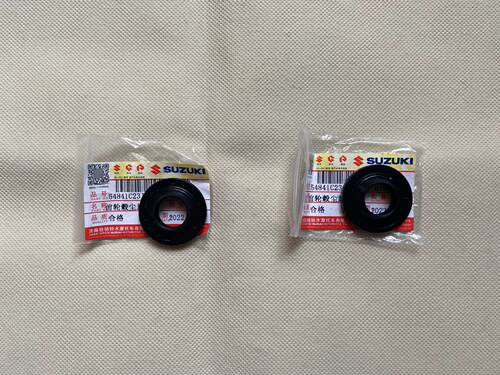 轻骑铃木踏板车优友UU125T/UY125T前轮轴 轴衬套 尘封 优驿UE125T - 图3