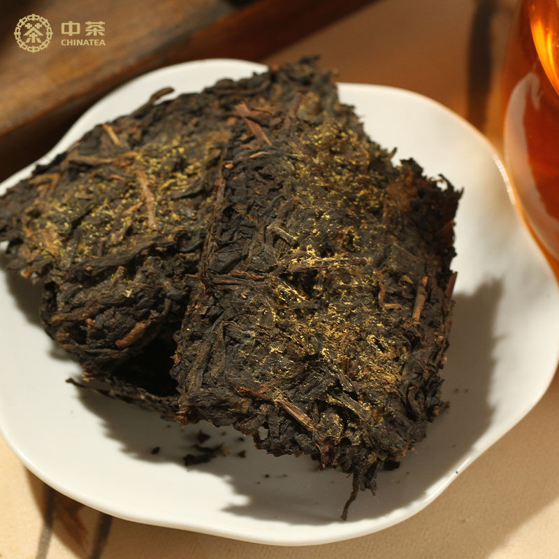 中茶湖南安化黑茶中粮出品益阳茯茶 中茶湖南安化黑茶