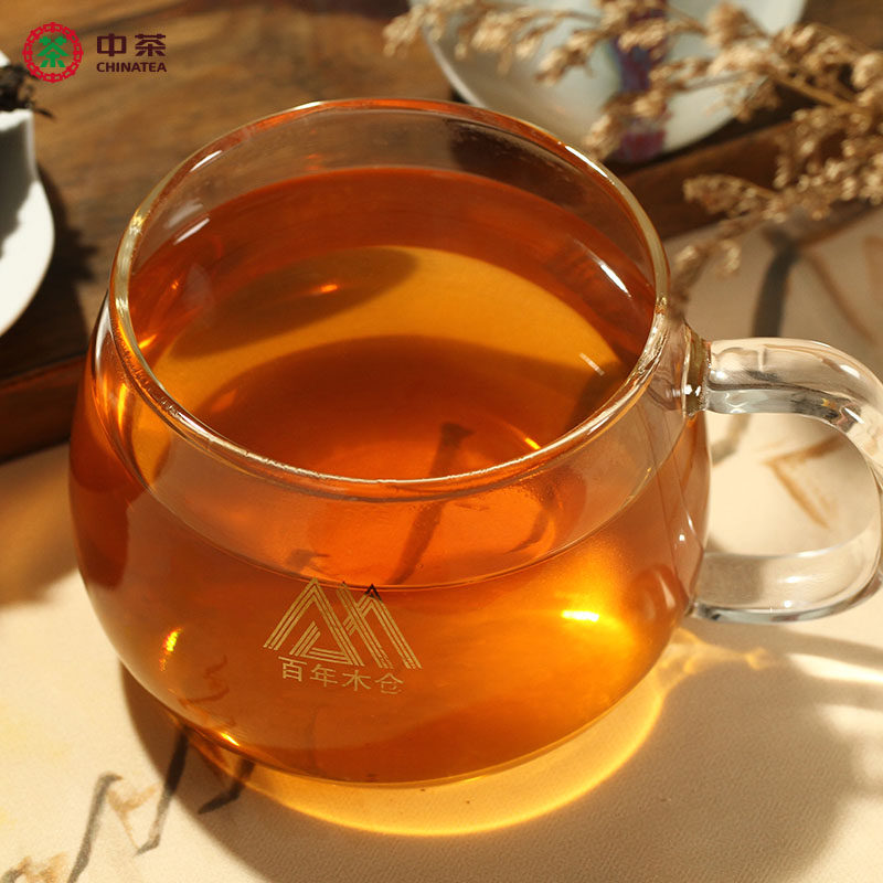 中茶湖南安化黑茶中粮出品益阳茯茶 中茶湖南安化黑茶