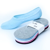 Невидимые носки мисс Осень хлопок хлопковой хлопок, короткий кровать Bibcatus, легкий кремний, кремниевый глип