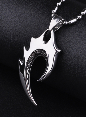 狼牙男士日韩风钛钢欧美刻字礼物